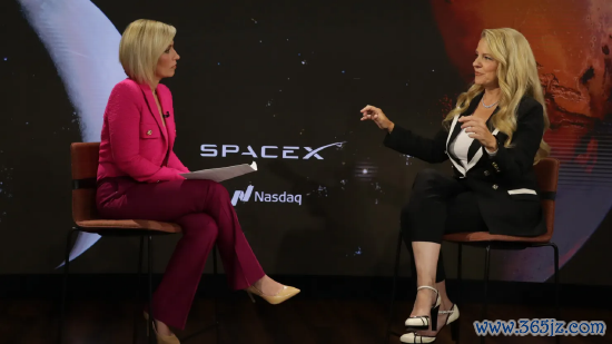 2026 年 6 月 12 日，纽约纳斯达克来回中心，SpaceX公司 总裁兼首席运营官格温妮・肖特韦尔在公司 IPO 上市期迤逦受 CNBC 专访。