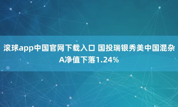 滚球app中国官网下载入口 国投瑞银秀美中国混杂A净值下落1.24%